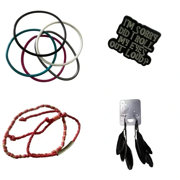 Bundle featuring Multicolor Floral Aztec Inspired Patterned Tank & Accessories - Picture 8 of 13